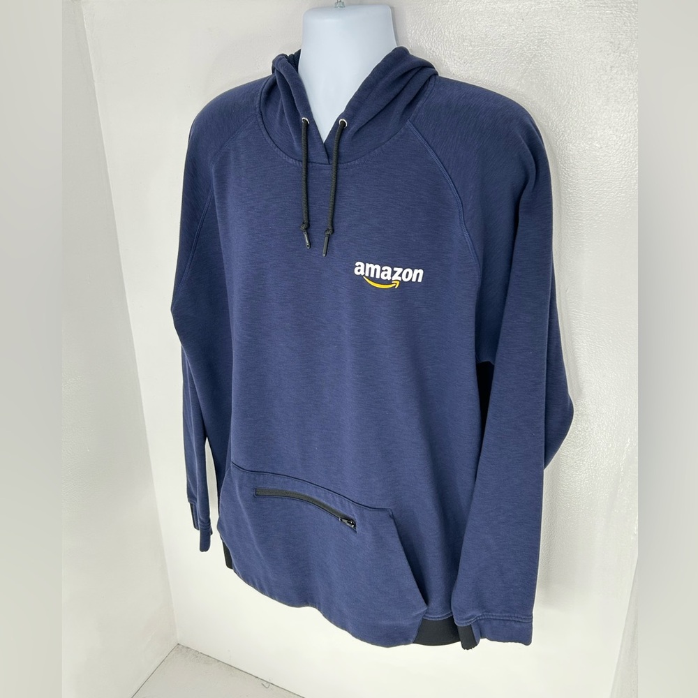 Amazon Employee Hoodie Size 3XL Flex Uniform Zip Pocket Sweatshirt Delivery - Picture 3 of 11